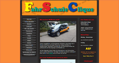 Desktop Screenshot of fahrschule-clique.de